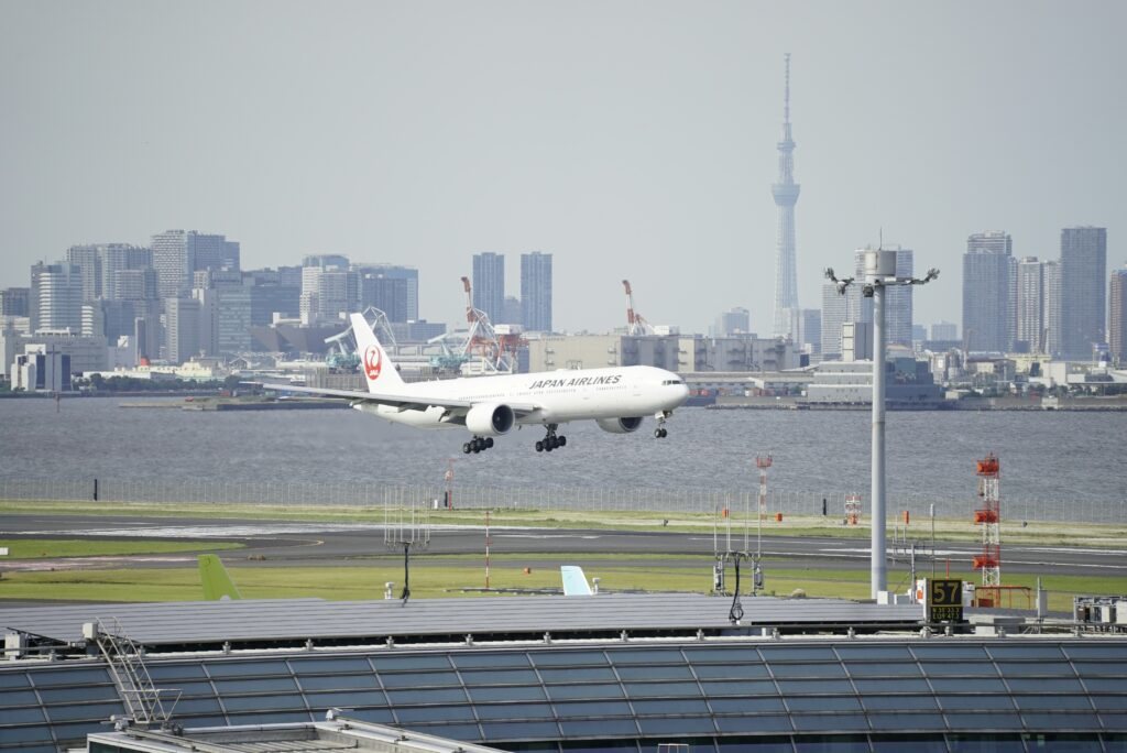 avion-jal-arrivee-au-japon