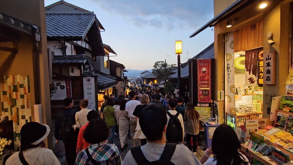 Foule à Kyoto