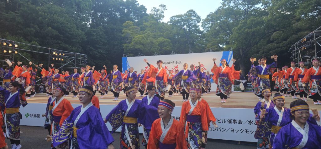 Japon en été yosakoi matsuri