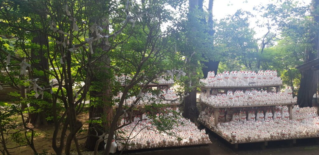 Maneki Neko temple Gotokuji