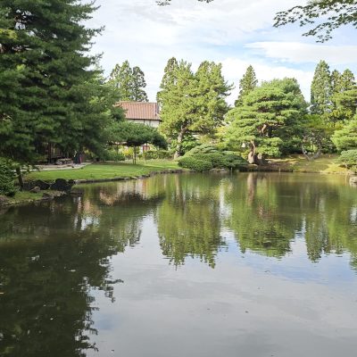Japon en été jardin Matsudaira Aizu