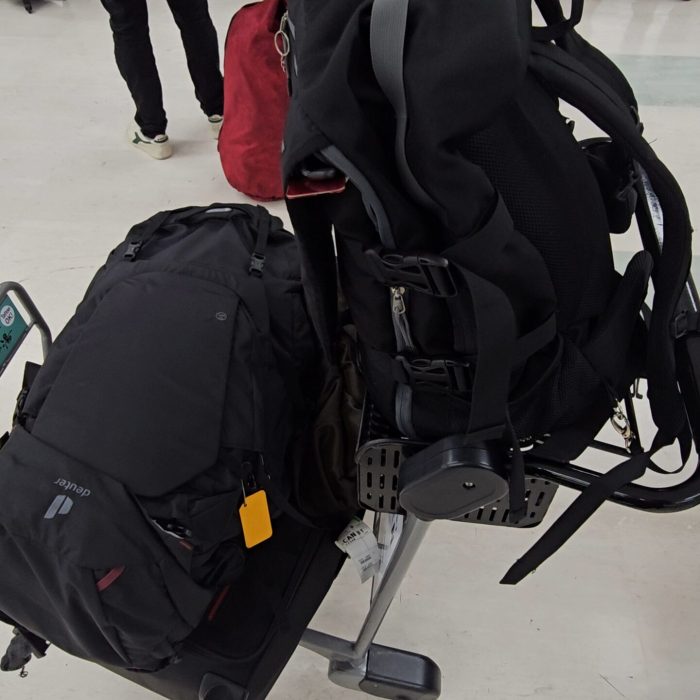 bagages à l'aéroport de Haneda