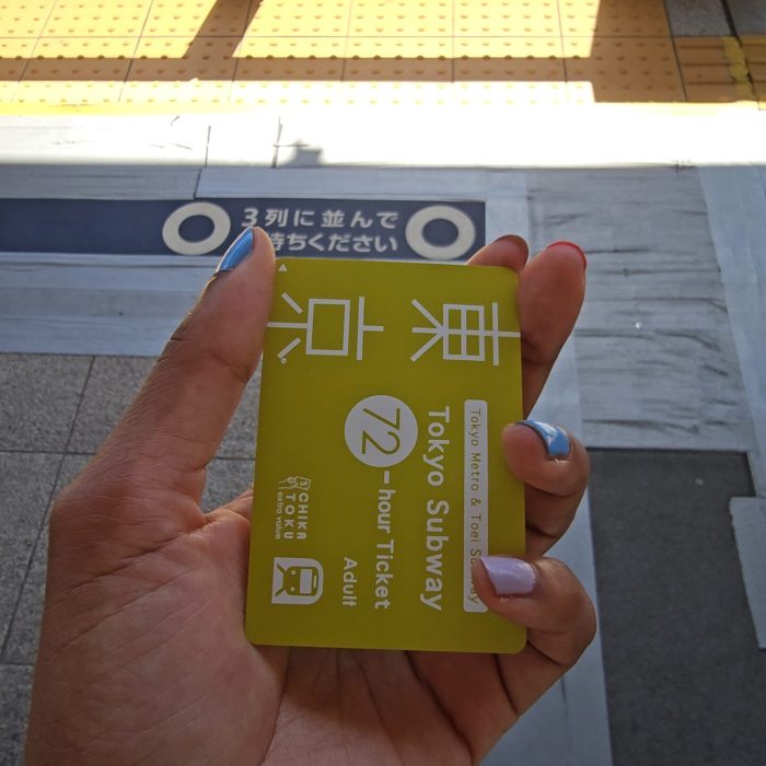 Japon escapade ticket 72h métro