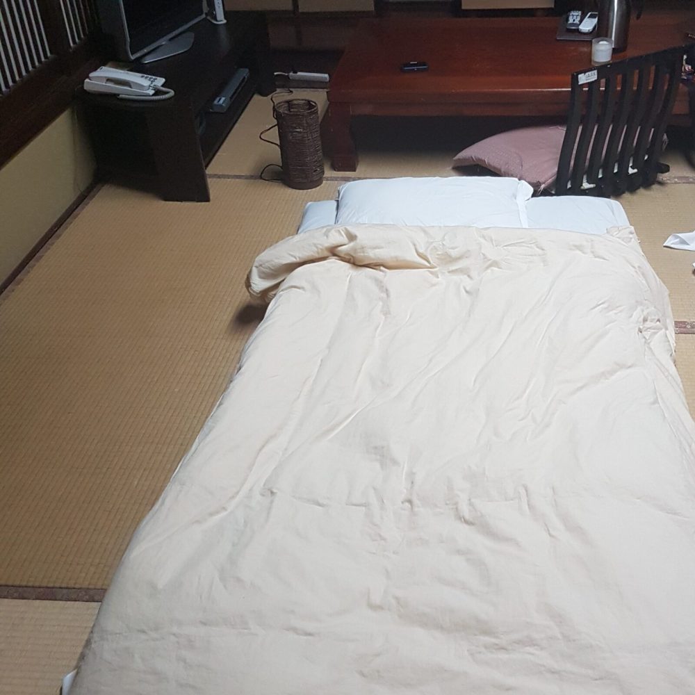 Voyager seul au Japon futon ryokan